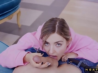 Russian model Eva Elfie enjoys passionate sex with friend